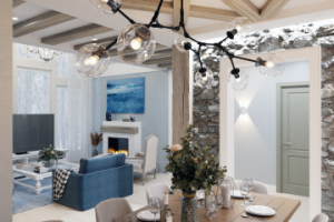 Дизайн проект коттеджа в поселке "Чайка"