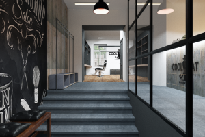 Дизайн интерьера барбершопа Coolcat