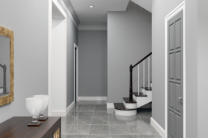 Дизайн интерьера коттеджа. 2 этажа, площадью 220 м2.