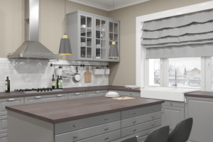 Дизайн интерьера коттеджа. 2 этажа, площадью 220 м2.