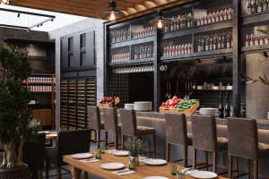 3д визуализация ресторана