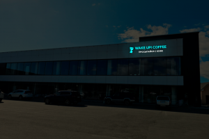 Световая вывеска для кофейни