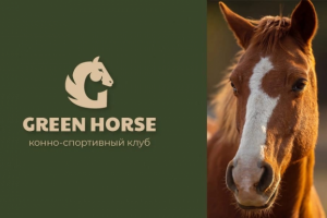 Green horse