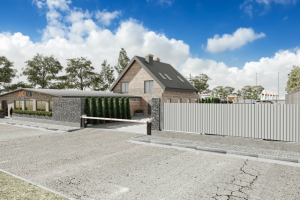 Дизайн и 3D визуализация коммерческого загородного комплекса  .