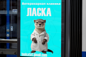 Реклама ветеринарной клиники