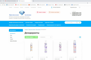 Наполнение магазина бытовой химии товарами