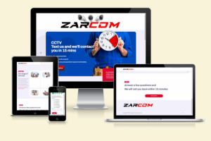 Разработка лендинга и квиза установки видеонаблюдения