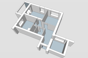 Моделировка сцены SketchUp