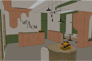 Модель SketchUp с текстурами