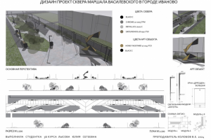 Сквер в городе Иваново