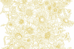 Цветочный принт в векторе