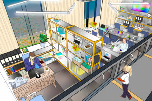 Office. Visualization.