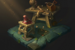 Рабочее место Папы Карло