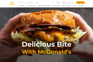 Баннер для фастфуда