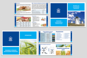 Различные буклеты  в фирменной стилистике компании