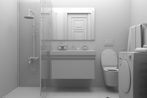 Монохромная визуализация санузла