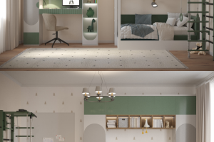 Детская 3. Визуализация проекта для студии Svetlitsa