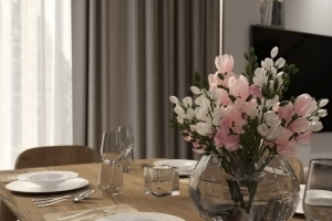 Гостиная. Визуализация проекта для студии Svetlitsa