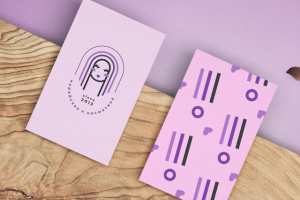 логотип и паттерн магазин корейской косметики