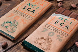 дизайн этикетки для шоколада