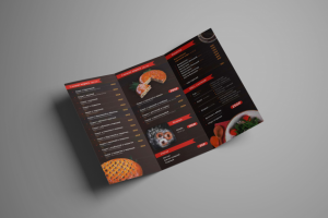 дизайн буклета для доставки пирогов 2