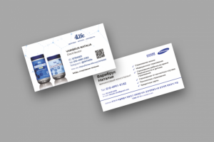 разработка дизайна визитки