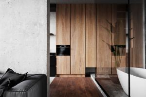 3D визуализация интерьера с ванной