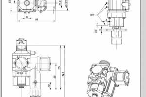 Отрисовка в векторе чертежей оборудования
