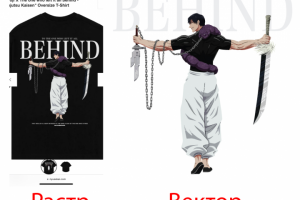 BEHIND  отрисовка аниме