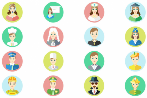 Набор персонажей "Люди разных профессий"