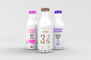 Дизайн этикетки для молока