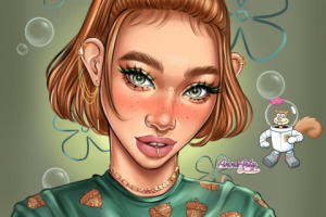 Белка Сэнди из Спанч Боба