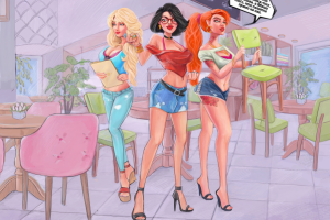 Кадр из комикса для производителя пельменей