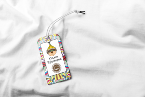 Этикетка для модельера