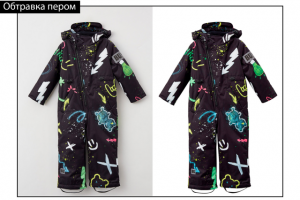 Обтравка пером