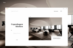 Одностраничный сайт для ресторана