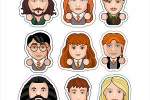 значки Гарри Поттер