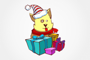 Новогодний пес