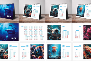 Календарь-домик на 2024 год