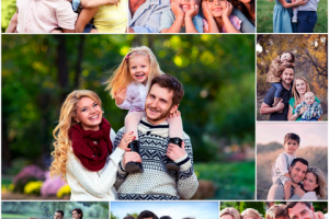 Коллаж семейных фото