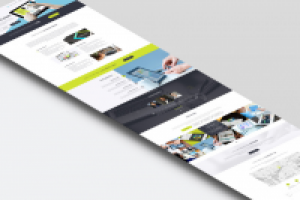 Milinextheme landing page