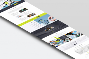 Milinextheme landing page