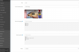 Видео привязка к продукту и языку.