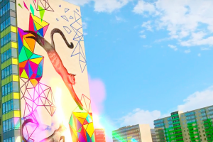 Ролик ЖК Граффити