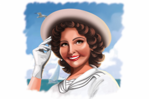 Портрет в стиле пин-ап