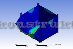 Конечно-элементный анализ промышленной тары