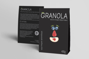 Дизайн упаковки "Мюсли Гранола"
