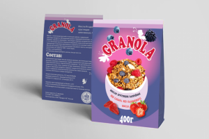Дизайн упаковки "Мюсли Гранола"