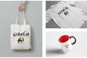 Сувенирная продукция для танцевальной компании.