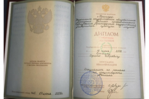 Диплом с отличием по специальности "Реклама"